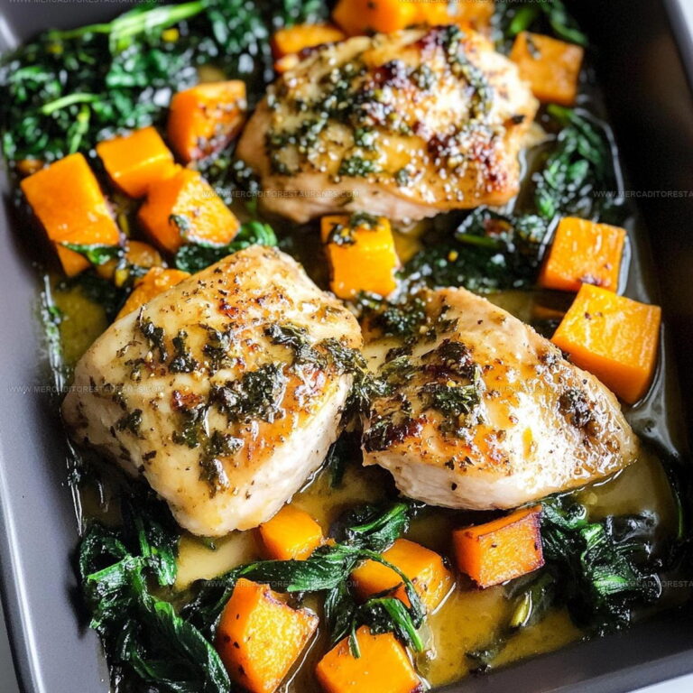Maple Dijon Chicken with Roasted Butternut Squash Recipe