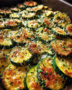 Simple Parmesan Roasted Zucchini Recipe