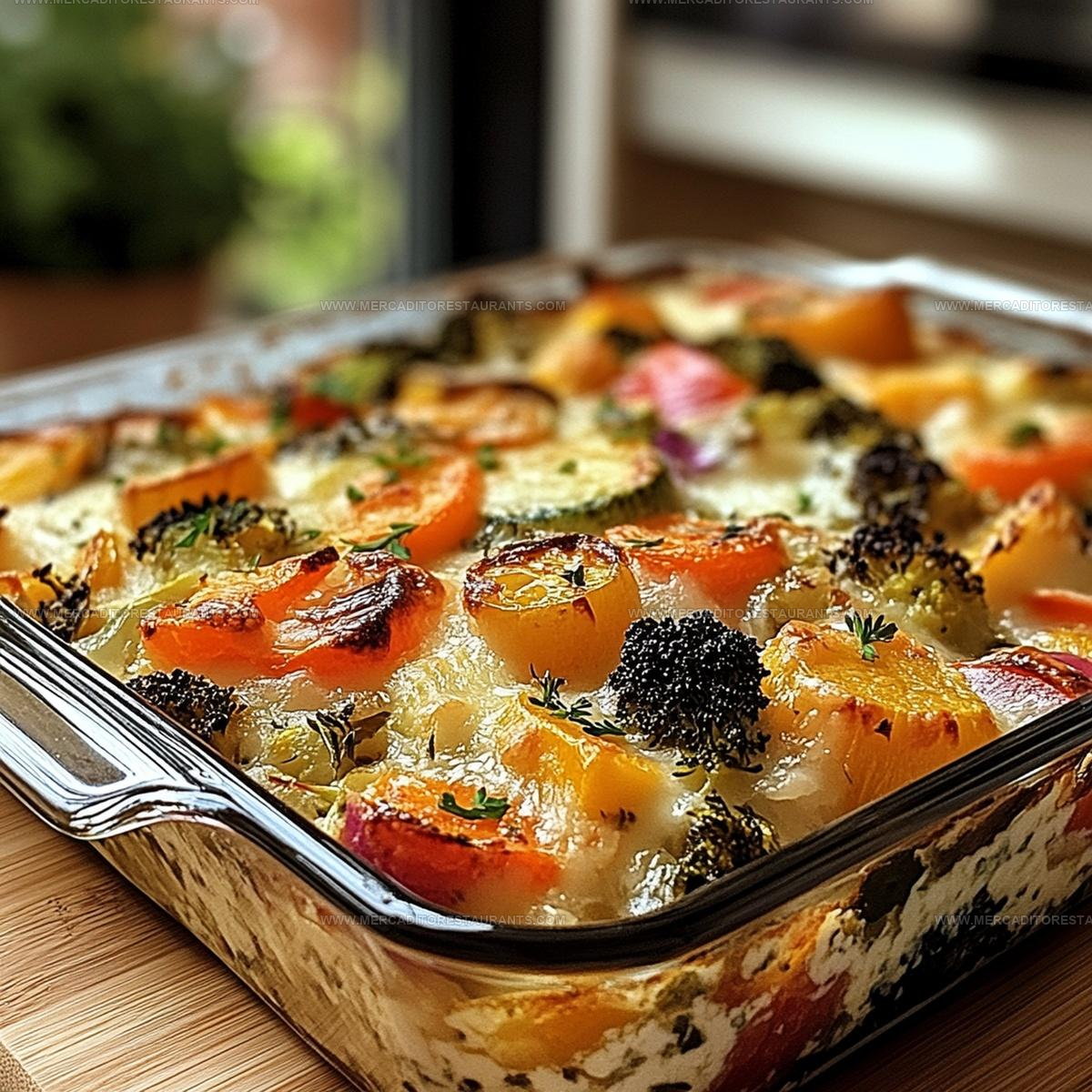 Cheesy Veggie Bake with Cottage Cheese Recipe