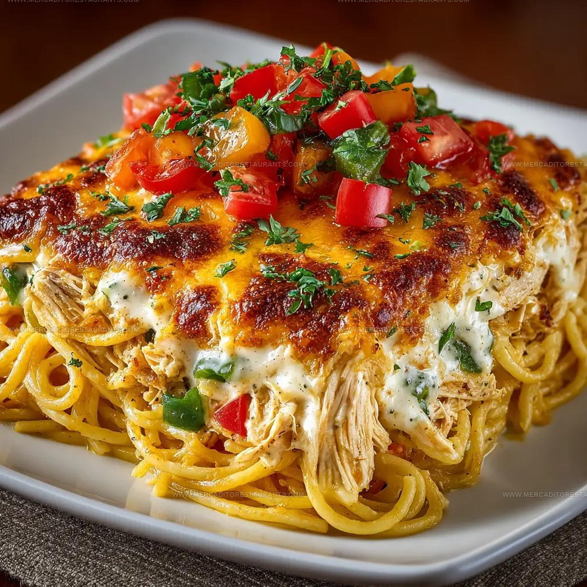 Spicy Southern Chicken Spaghetti Casserole Recipe