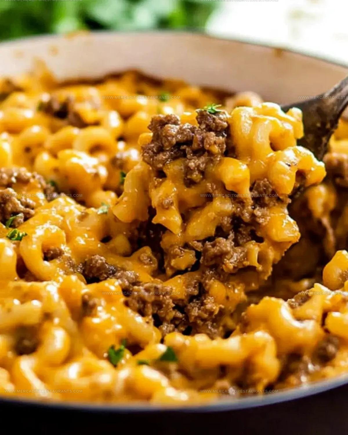 Cream-Rich Cheeseburger Casserole Recipe