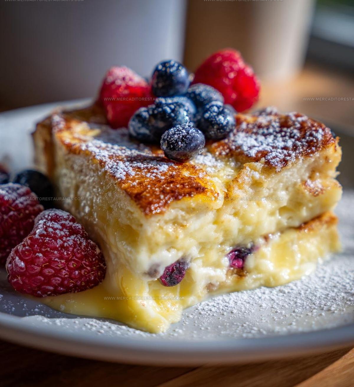 Lemon Cheesecake French Toast Casserole Recipe