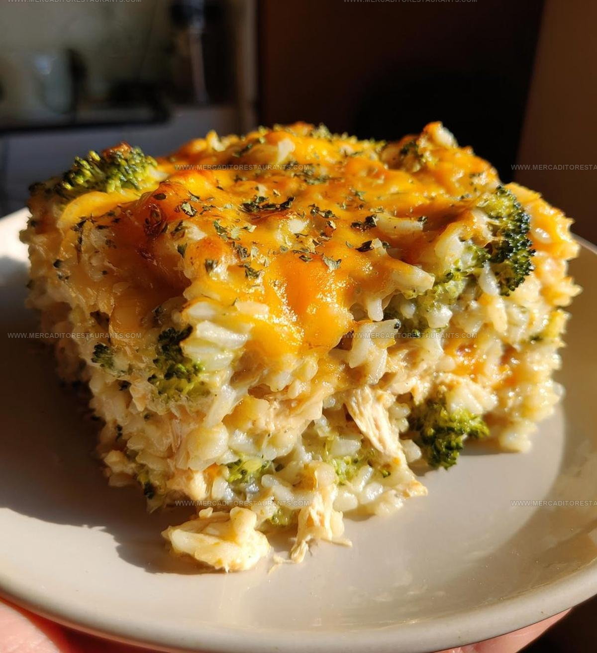 Comfort Classic Broccoli Rice Cheese Chicken Casserole Recipe