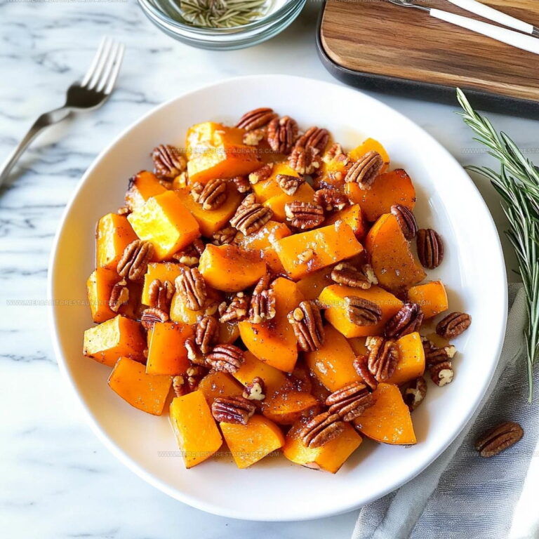 Cinnamon Pecan Roasted Butternut Squash Recipe