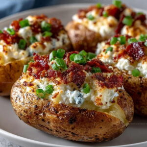 Twice Baked Loaded Breakfast Potatoes Recipe