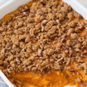 Streusel Crunch Sweet Potato Casserole Recipe