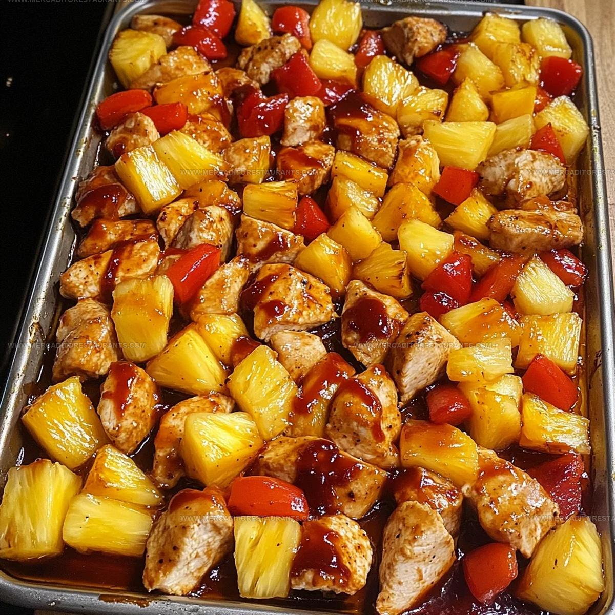 Sheet Pan Pineapple Chicken Recipe