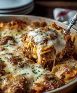 Creamy Layered Million Dollar Ravioli Casserole Recipe