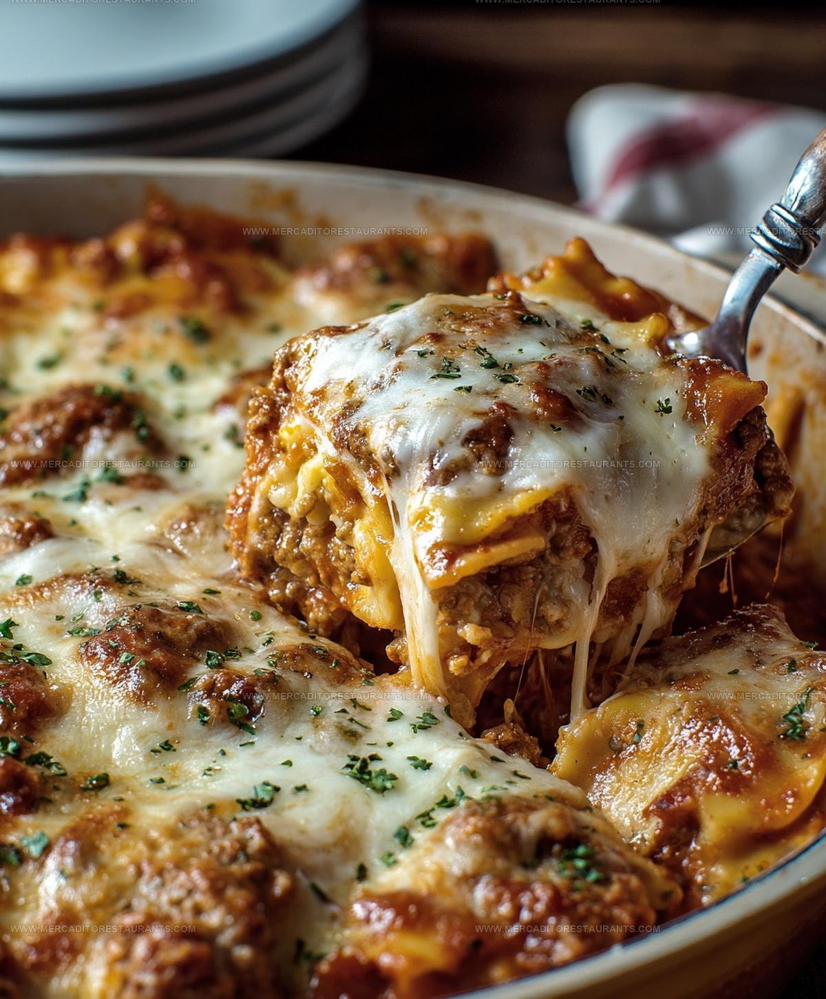 Creamy Layered Million Dollar Ravioli Casserole Recipe