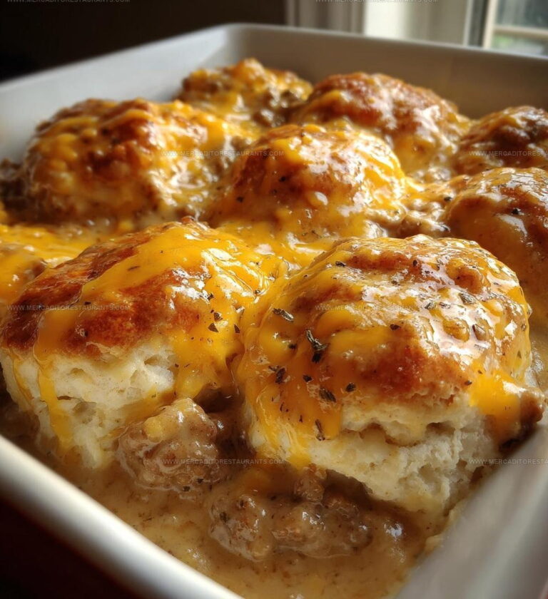Brunch Biscuits Gravy Casserole Recipe