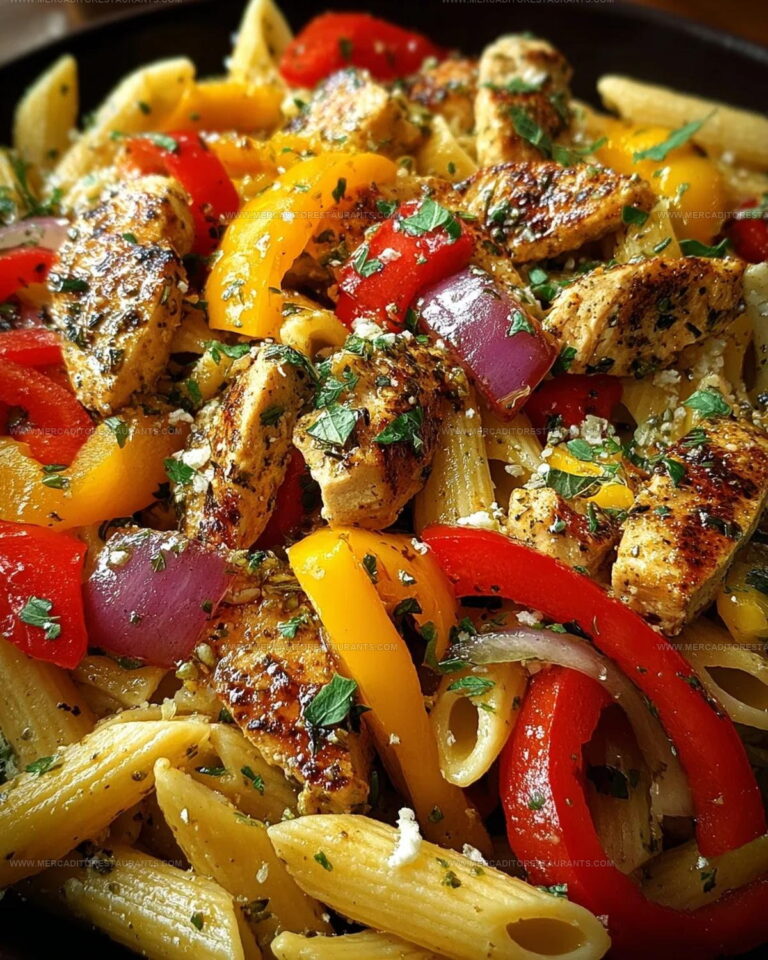 Roasted Pepper Chicken Pasta Recipe