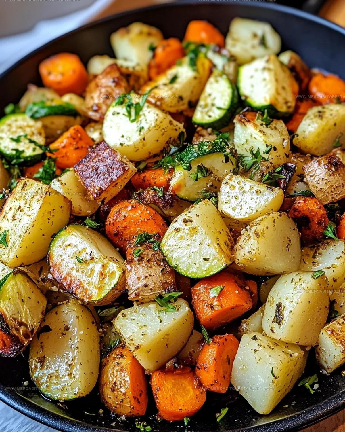 Herb-Roasted Potato Carrot Zucchini Recipe