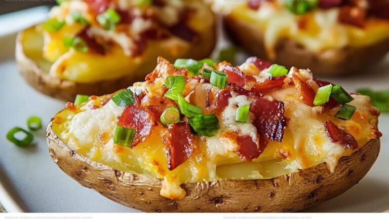 Steakhouse Style Loaded Baked Potatoes Recipe