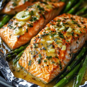 Juicy Foil-Baked Salmon Recipe
