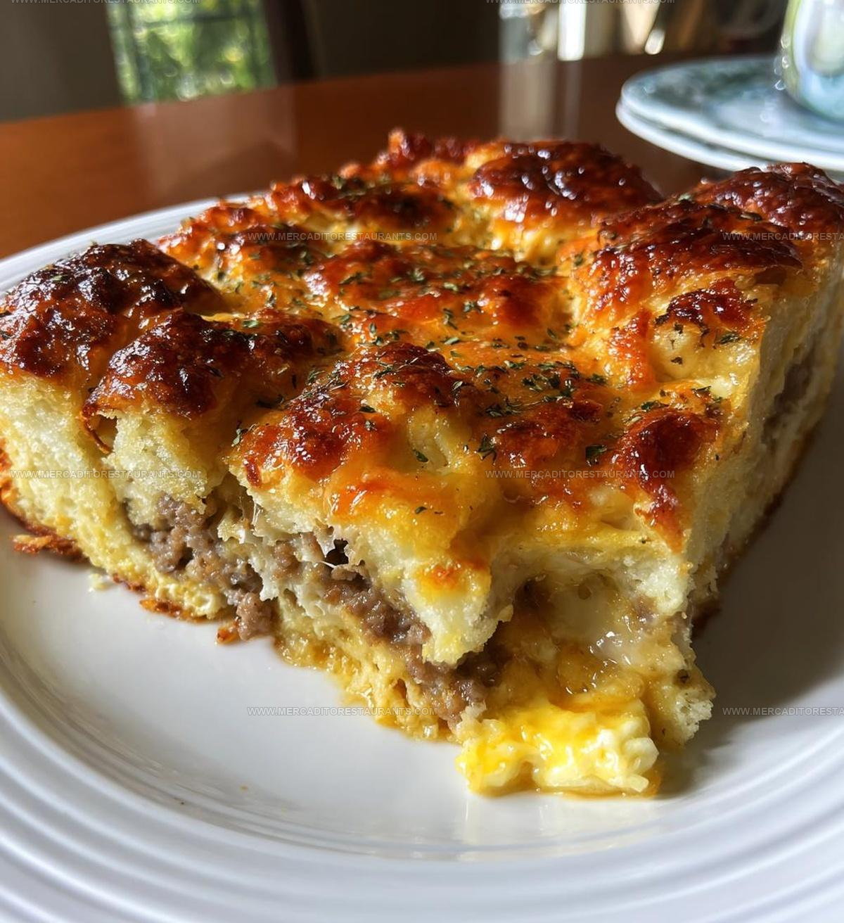 Sausage Egg Bread Casserole Recipe