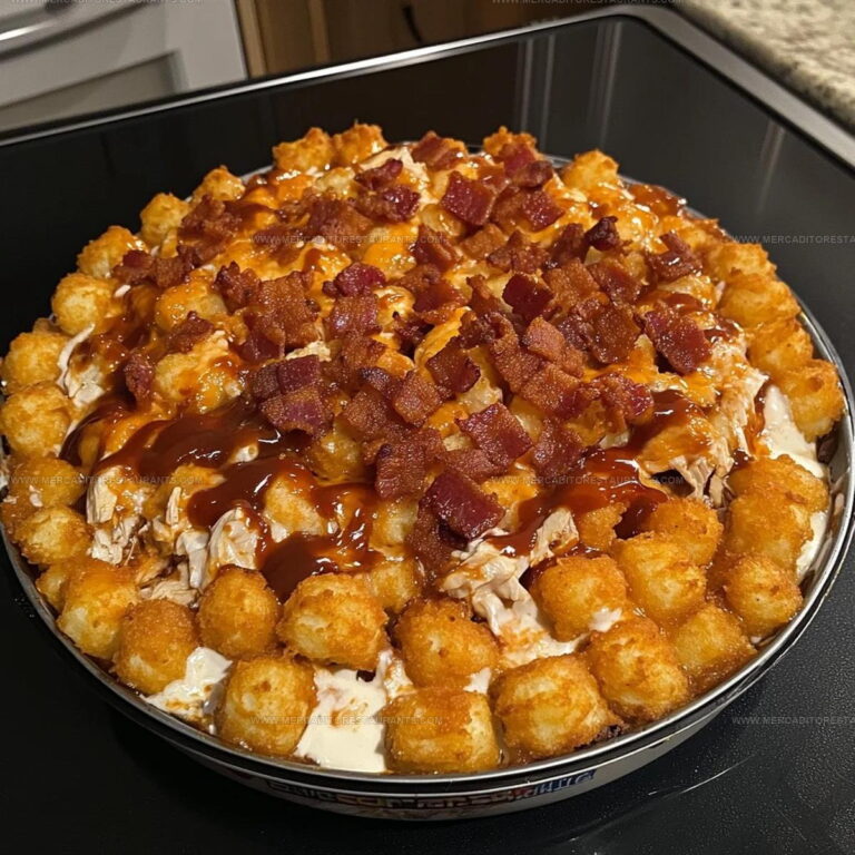 Loaded BBQ Bacon Ranch Tater Tot Casserole Recipe