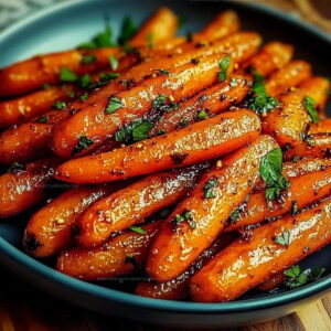 Maple Mustard Roasted Carrots Recipe