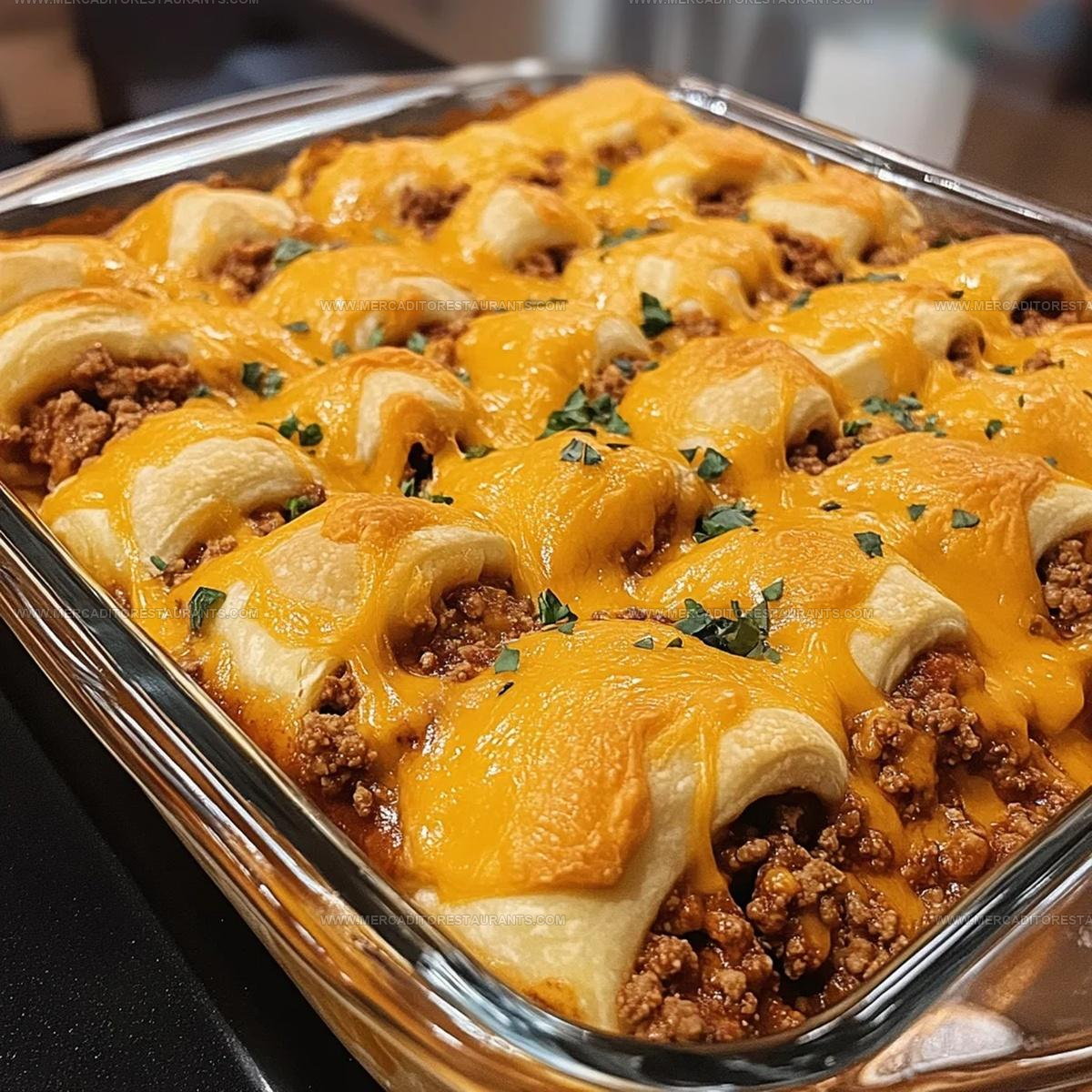 Loaded Cheesy Ground Beef Taco Bake Recipe