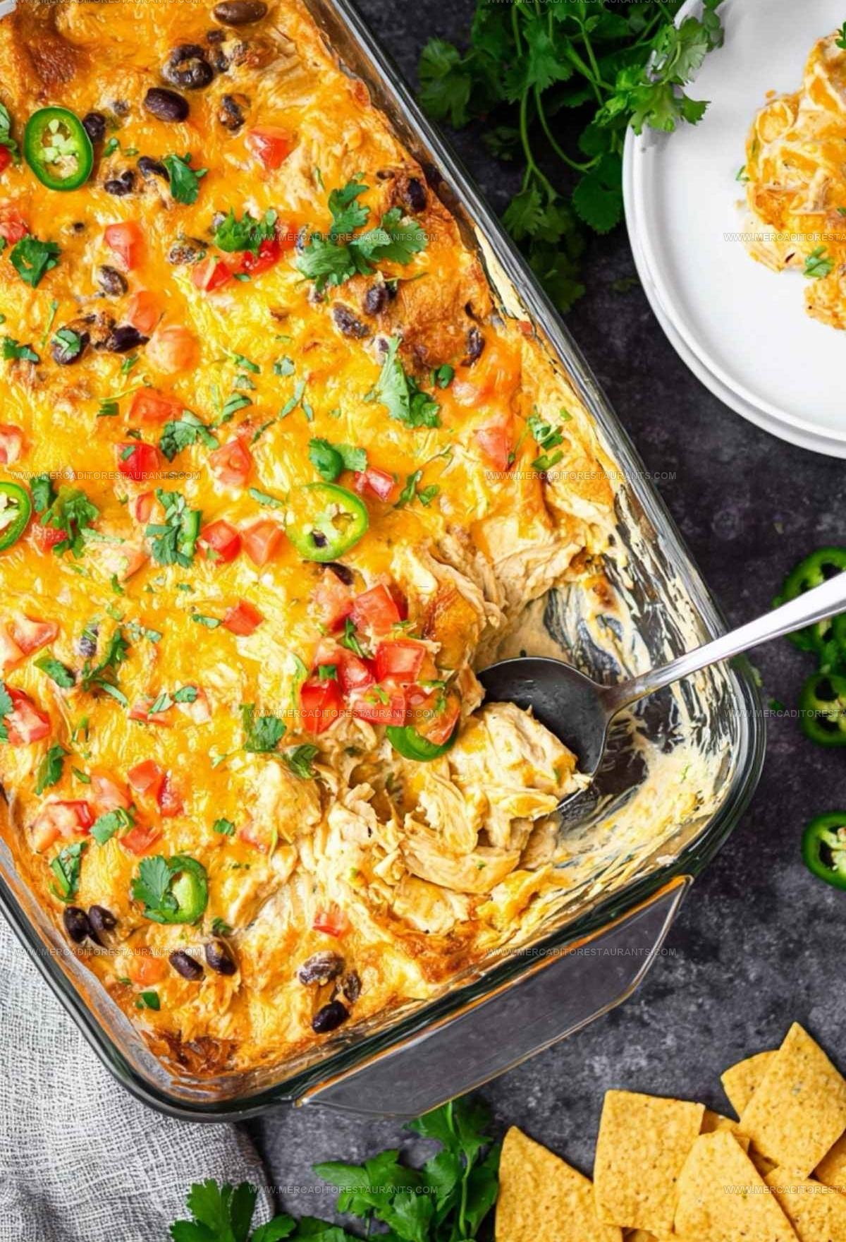 Hearty Mexican Chicken Casserole Recipe