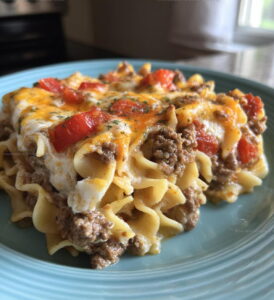 Italian Style Beef Lombardi Casserole Recipe