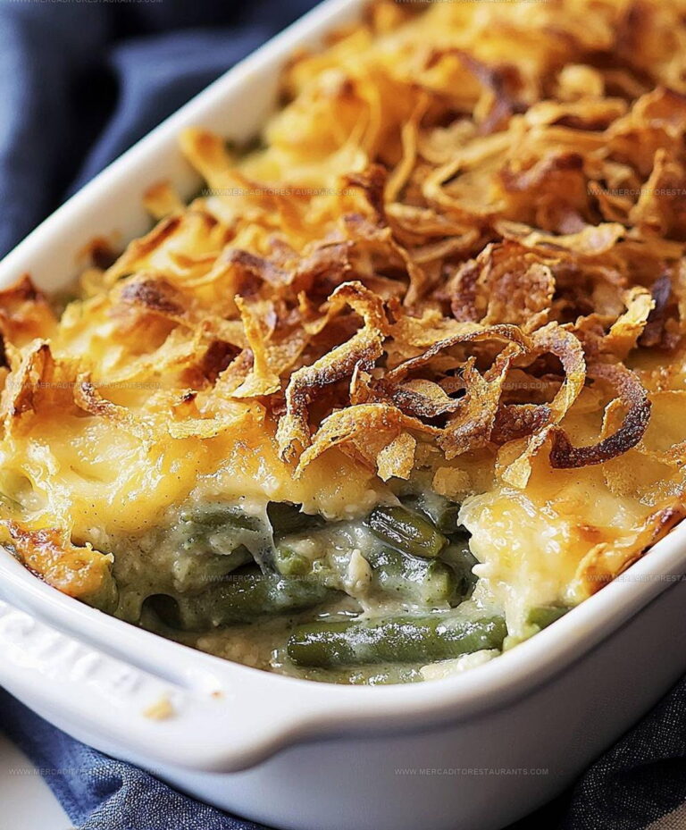 Scratch Made Green Bean Casserole Recipe