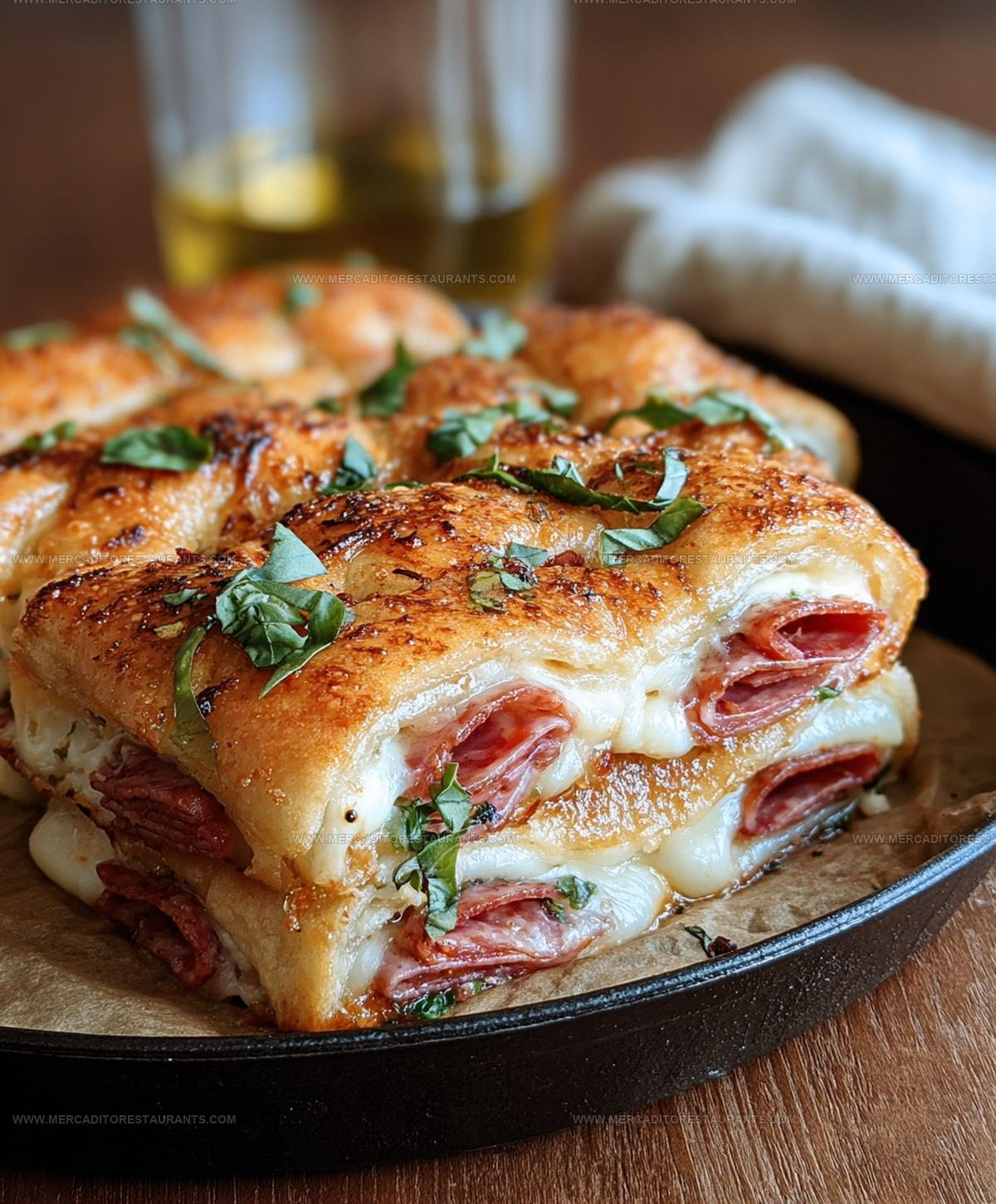 Italian Deli Style Crescent Roll Sandwich Bake Recipe