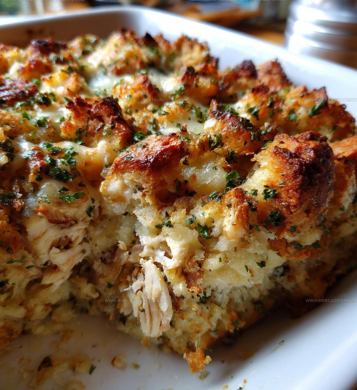 Comfort Chicken Dressing Casserole Recipe