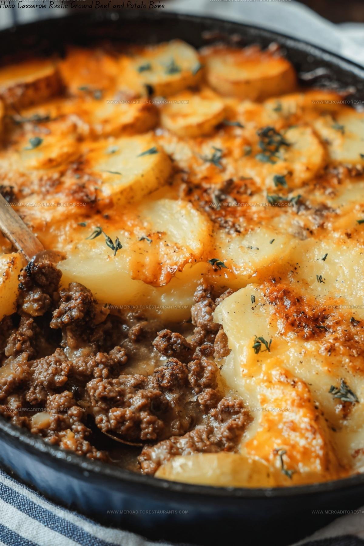Rustic Ground Beef Potato Casserole Recipe