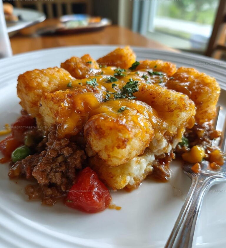 Easy Weeknight Tater Tot Casserole Recipe