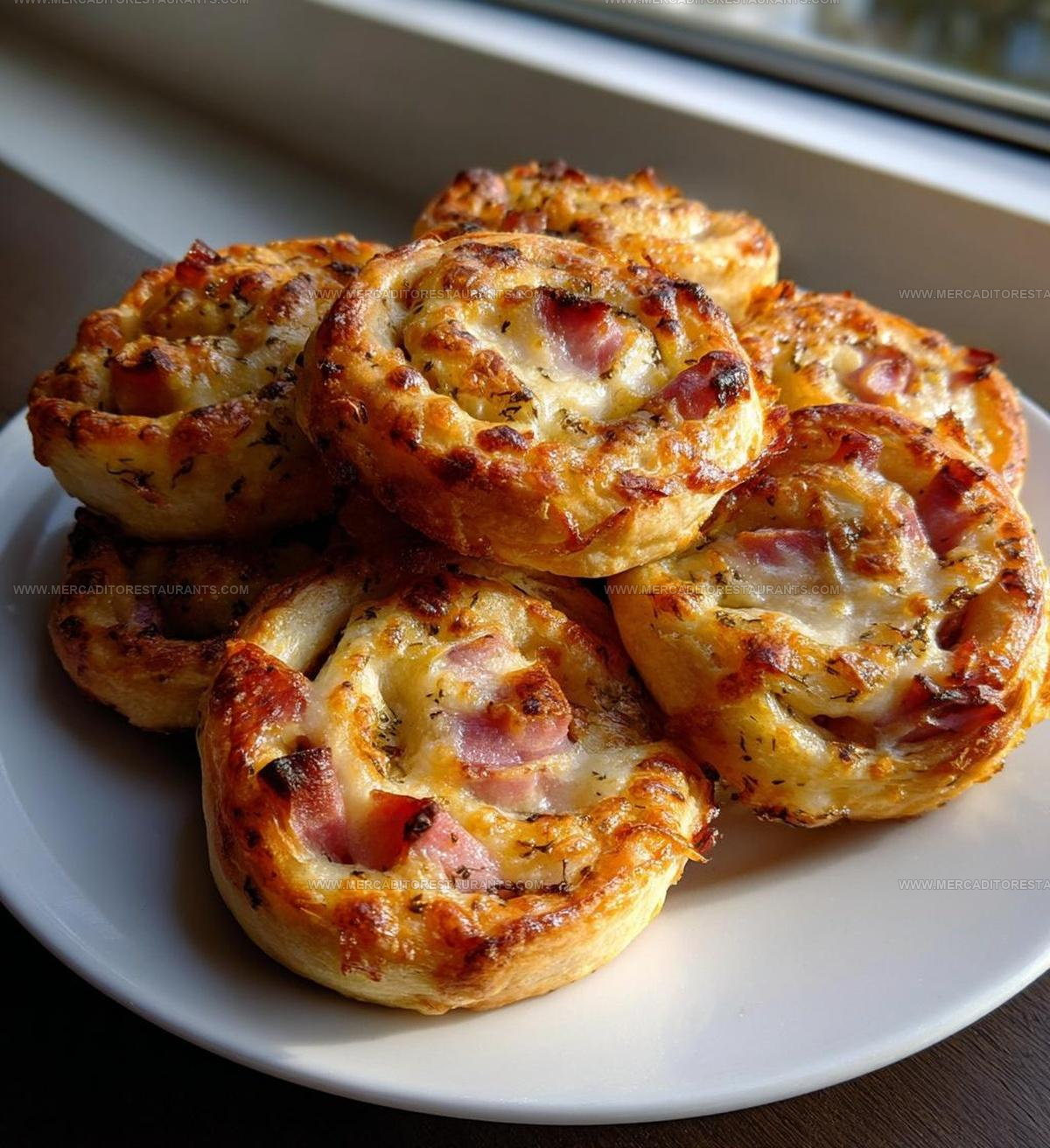 Baked Ham And Cheese Pinwheels Recipe