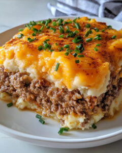 Cheesy Meatloaf Casserole Recipe