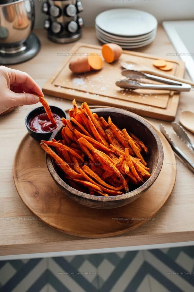 Crispy Baked Sweet Potato Fries Recipe
