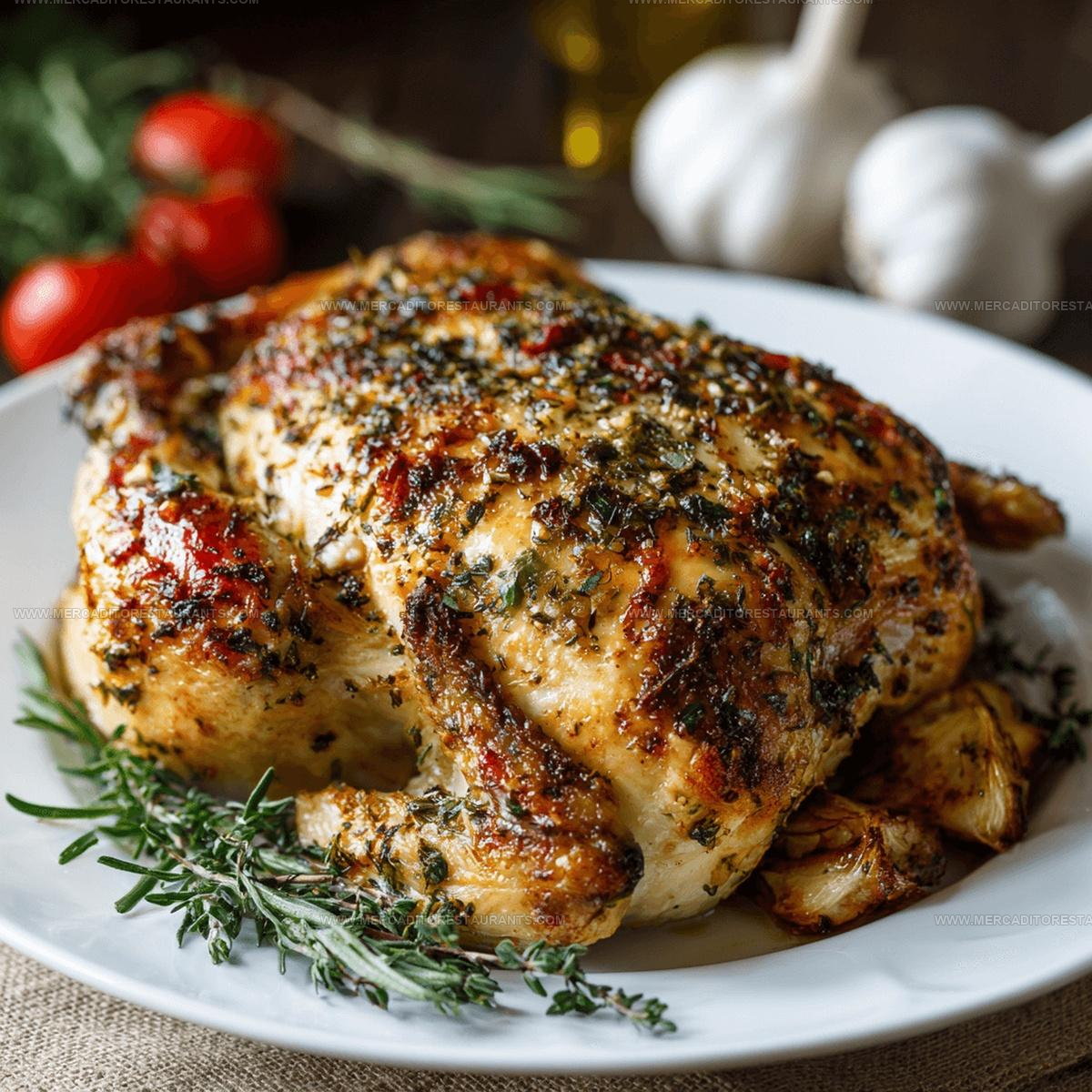Roasted Garlic Herb Chicken Recipe