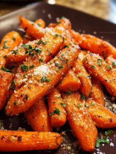 Perfect Parmesan Garlic Roasted Carrots Recipe