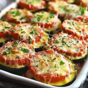 Parmesan Tomato Zucchini Bake Recipe
