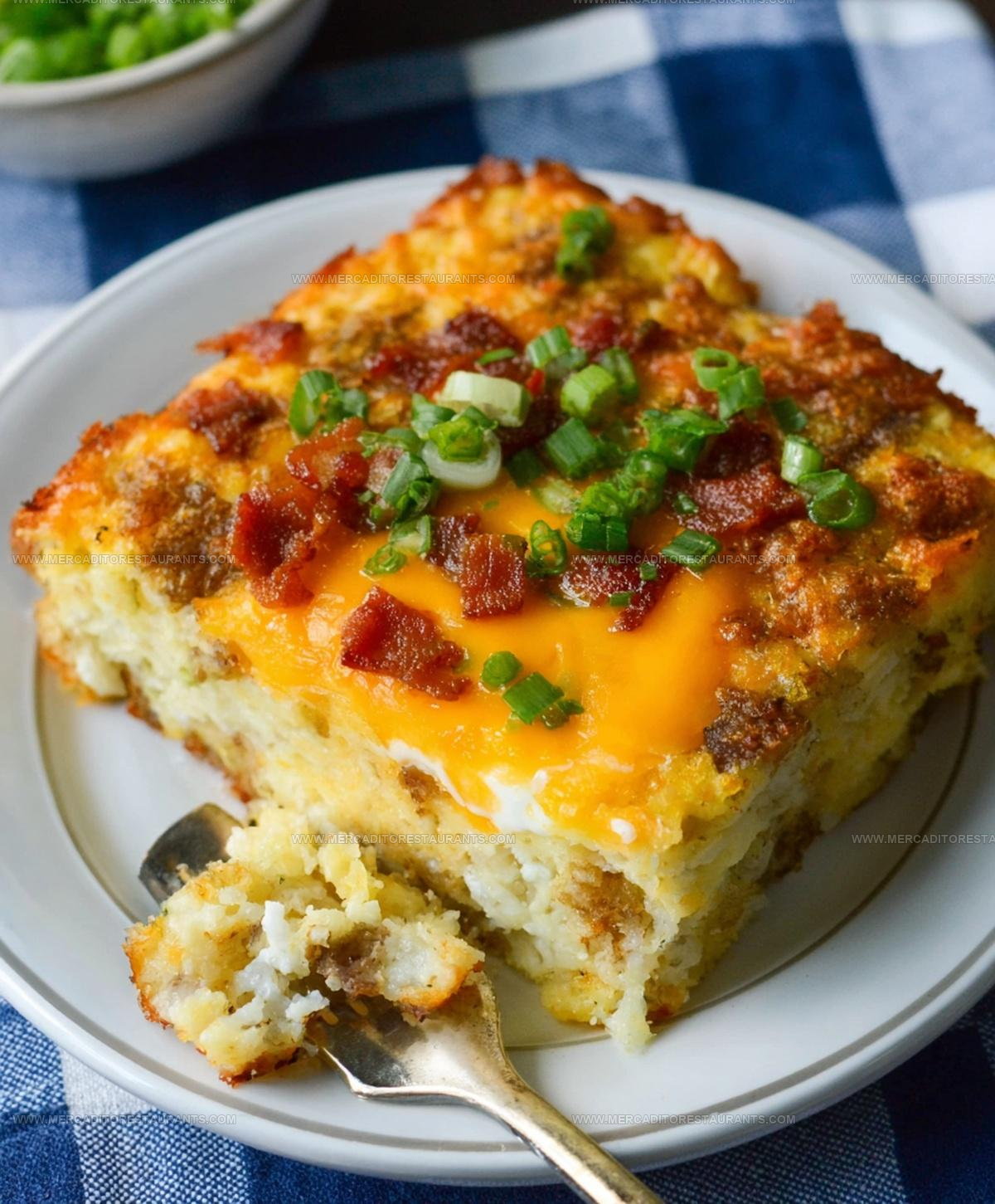 Overnight Make-Ahead Tater Tot Breakfast Casserole Recipe
