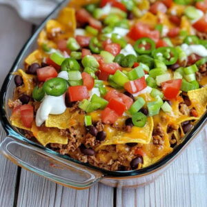 Weeknight Walking Taco Casserole Recipe
