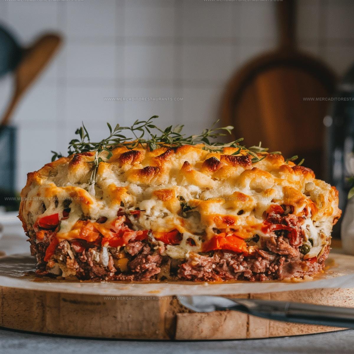 Loaded Mashed Potato Meatloaf Casserole Recipe
