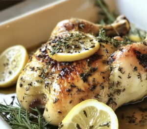 Sunday Roast Lemon Herb Chicken Recipe