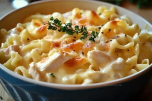 Dollys Creamy Chicken Noodle Casserole Recipe
