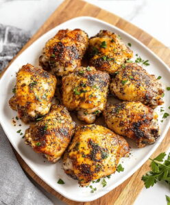 Crispy Oven Chicken Thighs Recipe