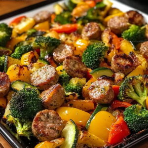 Sheet Pan Sausage And Veggies Recipe