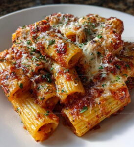 Baked Rigatoni Pasta Recipe