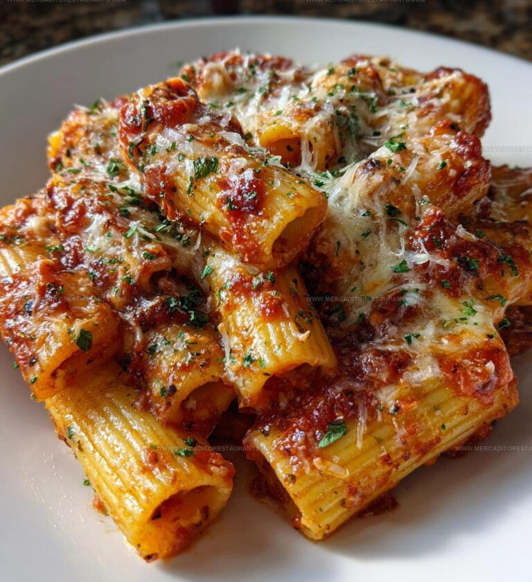 Baked Rigatoni Pasta Recipe