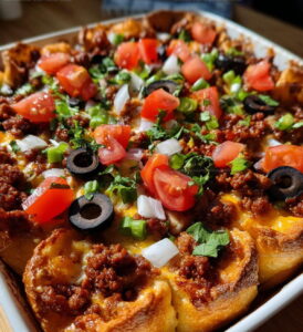 Pillsbury Crescent Roll Taco Bake Recipe