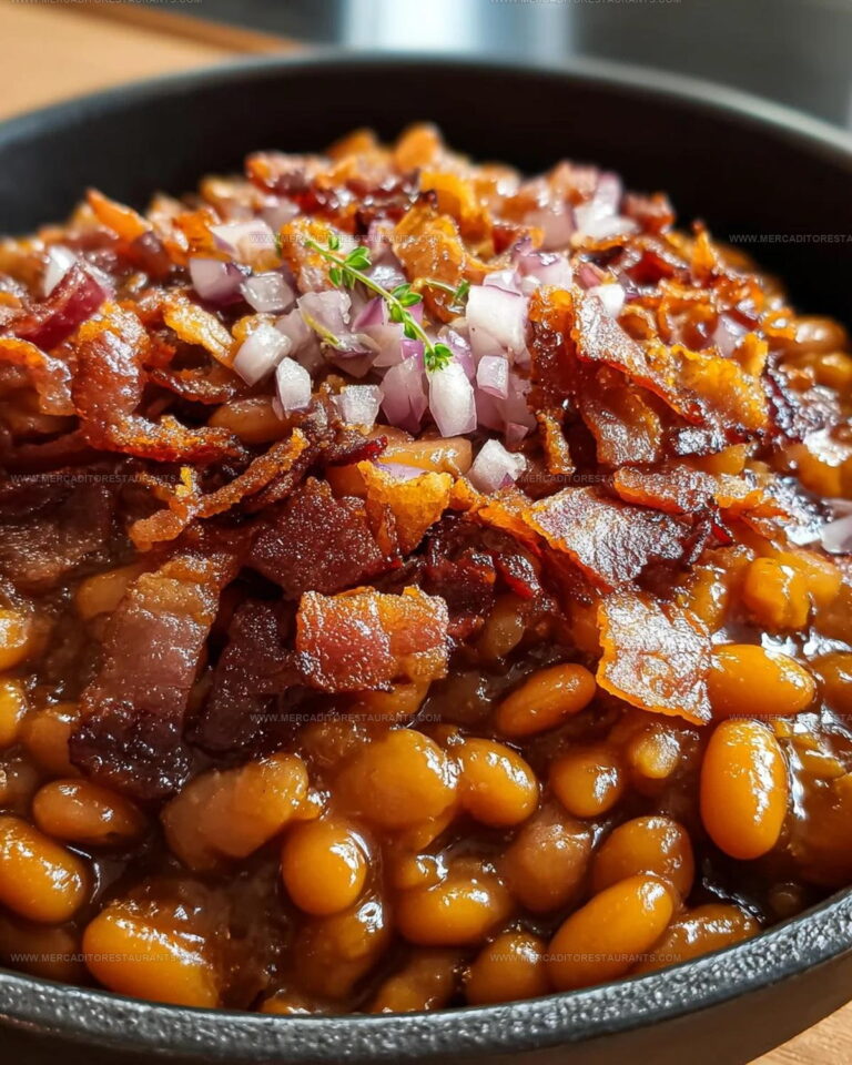 Maple Bourbon Baked Beans Recipe