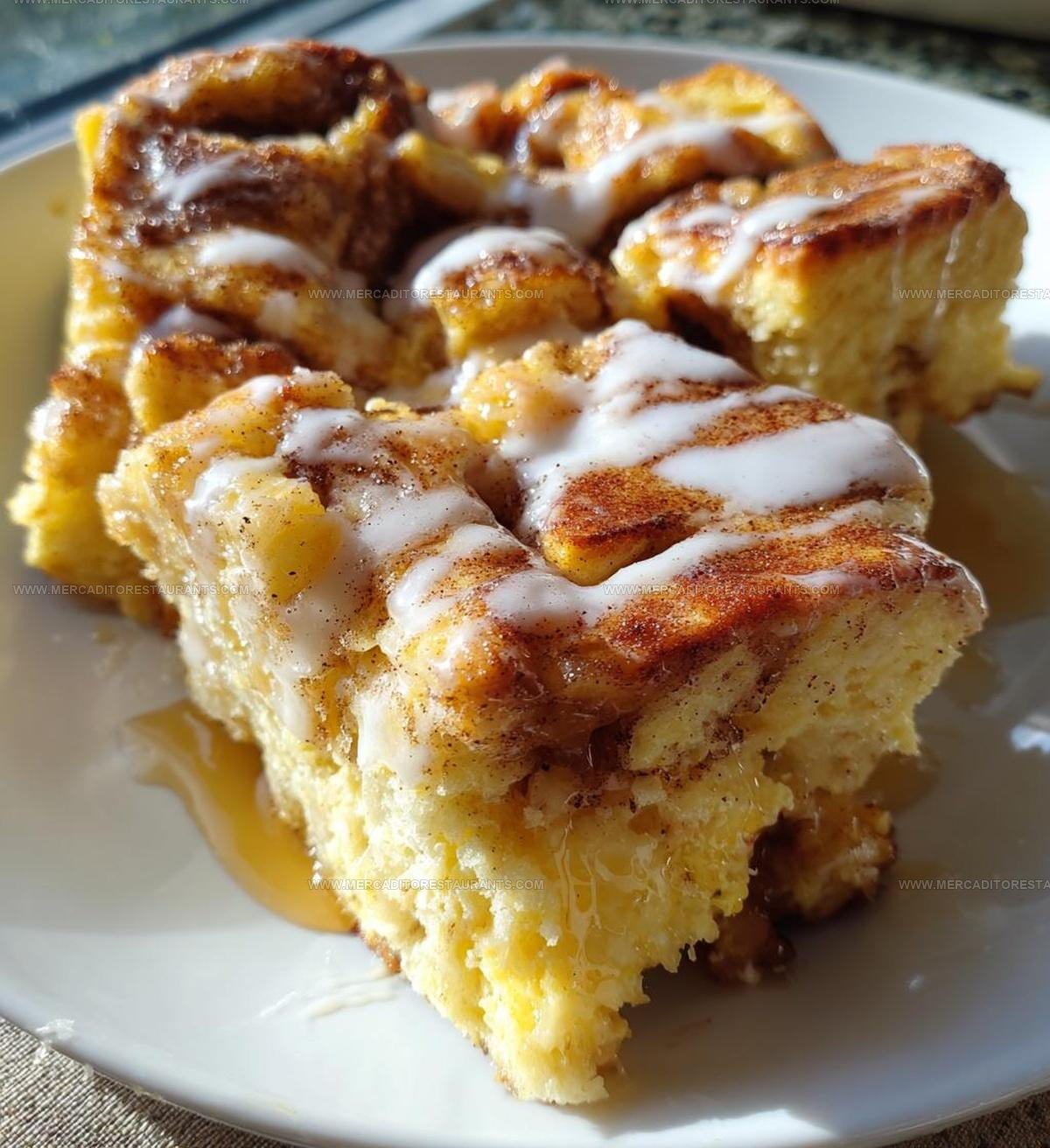 Weekend Cinnamon Roll French Toast Casserole Recipe