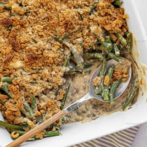 Crispy Topped Green Bean Casserole Recipe
