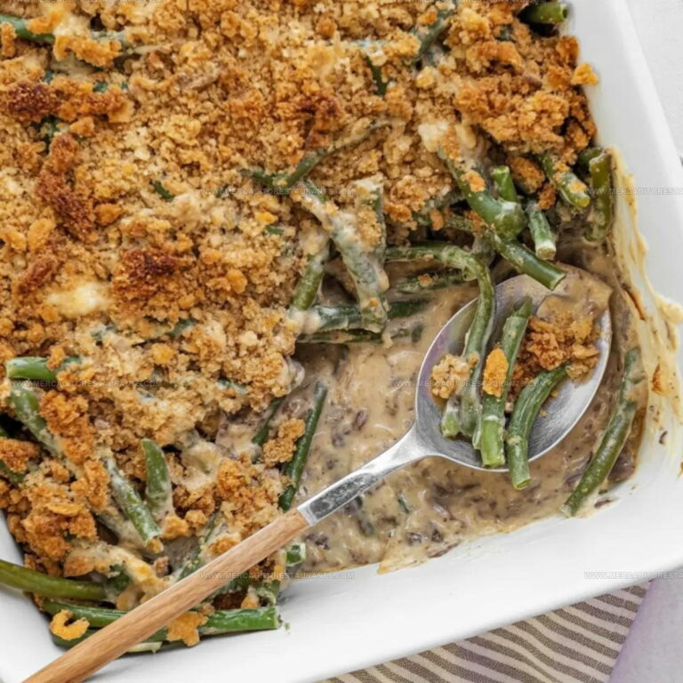 Crispy Topped Green Bean Casserole Recipe