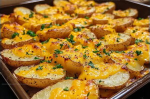 Cheesy Ranch Oven Roasted Potatoes Recipe